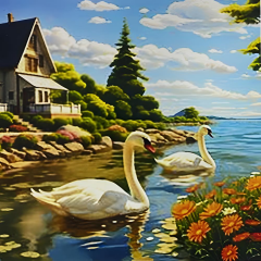 Sayılarla Tuval Boyama Seti 40*50 cm YCGJ37937
