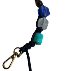 Deri Akrilik Boncuklu Çanta Sapı 49 cm B9T