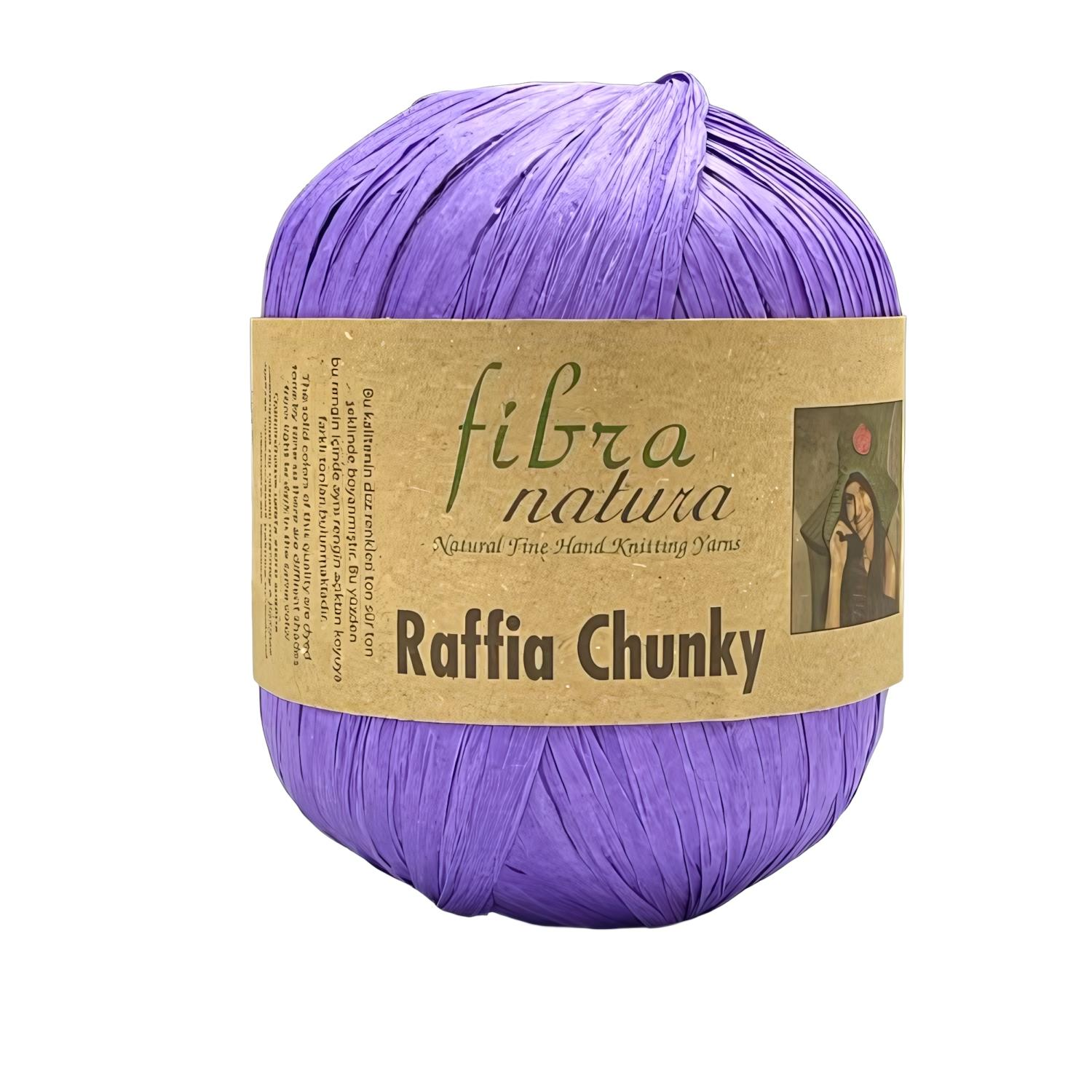 Fibra Natura Raffia Chunky 100 gr 114-08 Eflatun