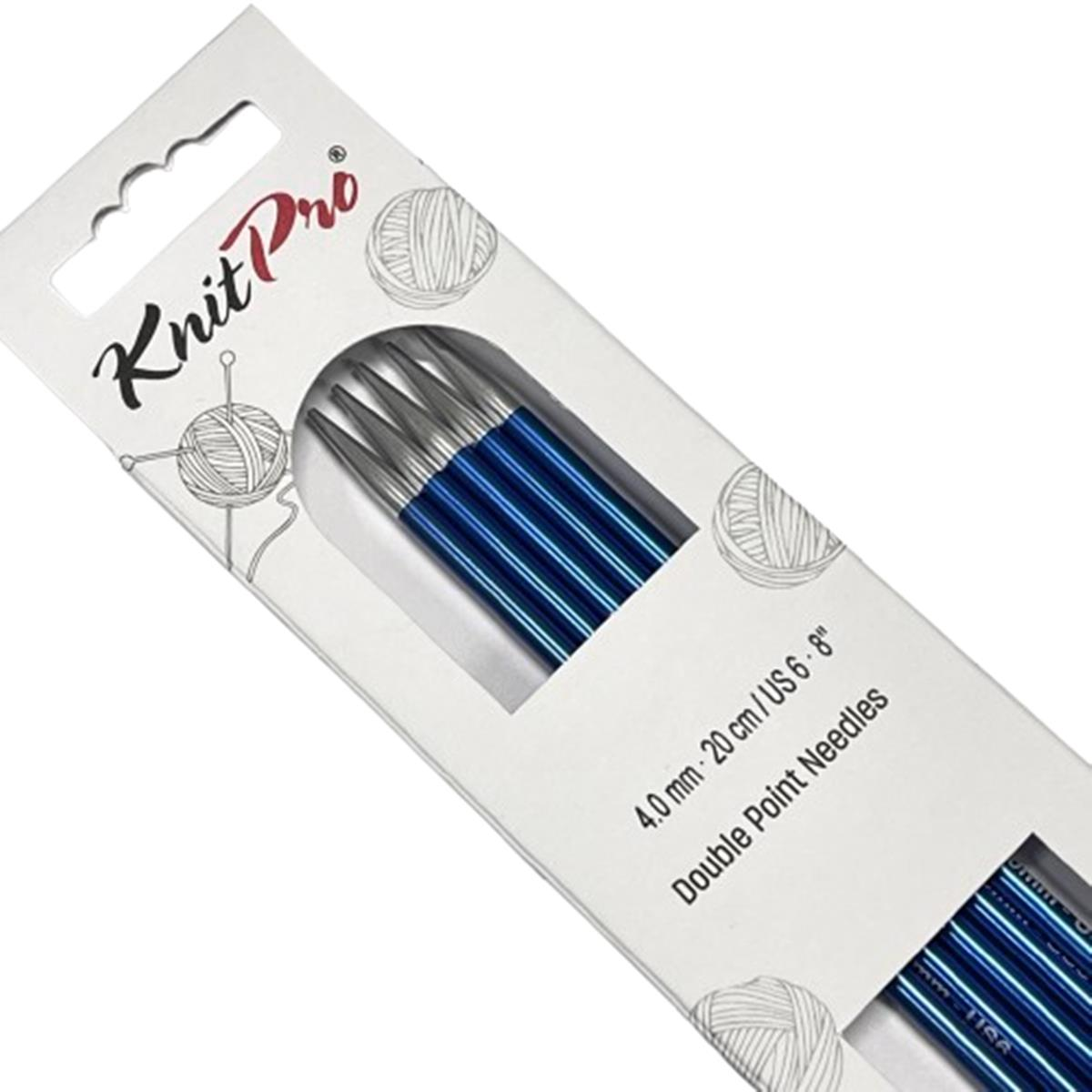KnitPro Zing Beş Şiş (Çorap Şişi) Renkli 20 cm 4 mm