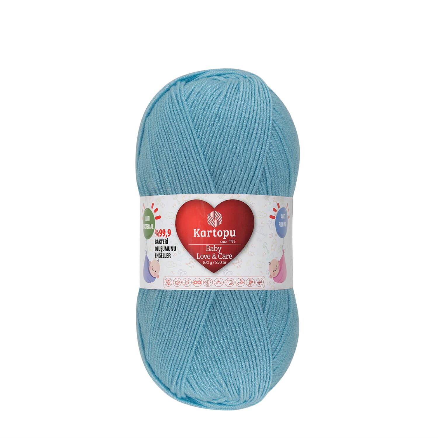 Kartopu Baby Love Care El Örgü İpliği 100 gr K566 Mavi