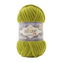 Alize Velluto Kadife El Örgü İpliği 100 gr 87 Kömür