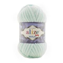 Alize Velluto Kadife El Örgü İpliği 100 gr 87 Kömür