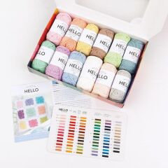 Tuva Hello 12'li İplik Seti PASTEL