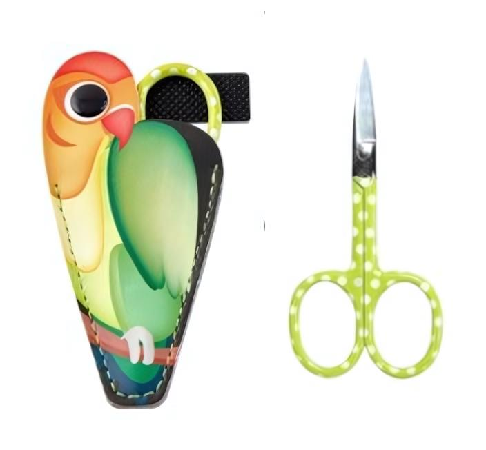 Sew Tasty Kılıflı Nakış Makası 9,3 cm B4849 Yeşil