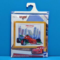 Vervaco PN0145677 Cars Etamin Kit Pano Tablo