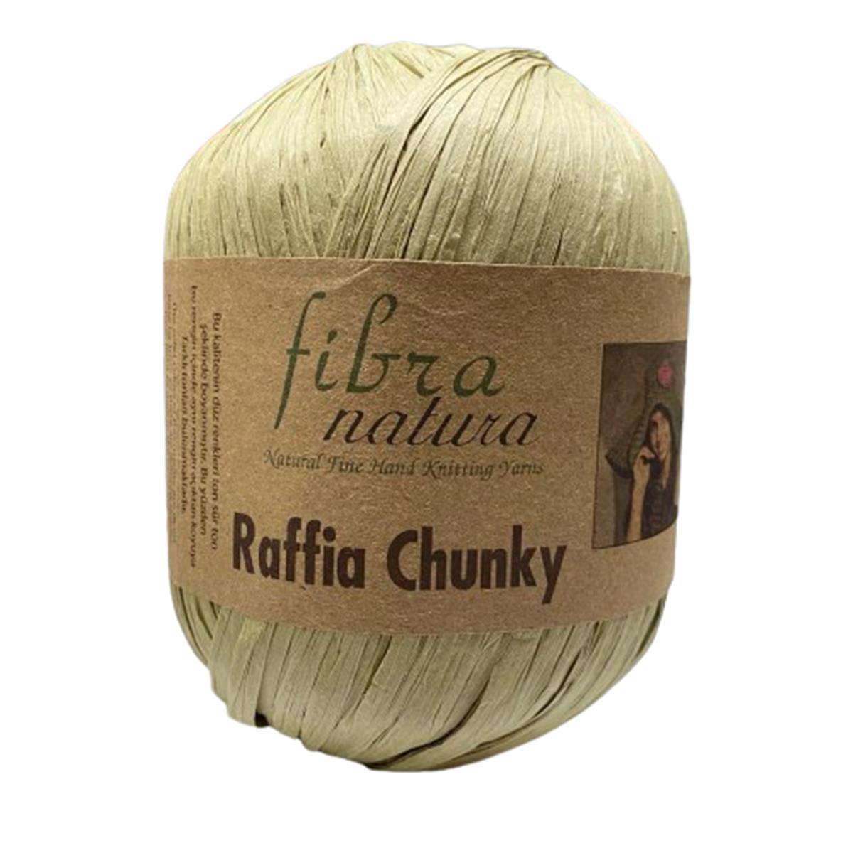 Fibra Natura Raffia Chunky 100 gr 114-15 Küf Yeşili