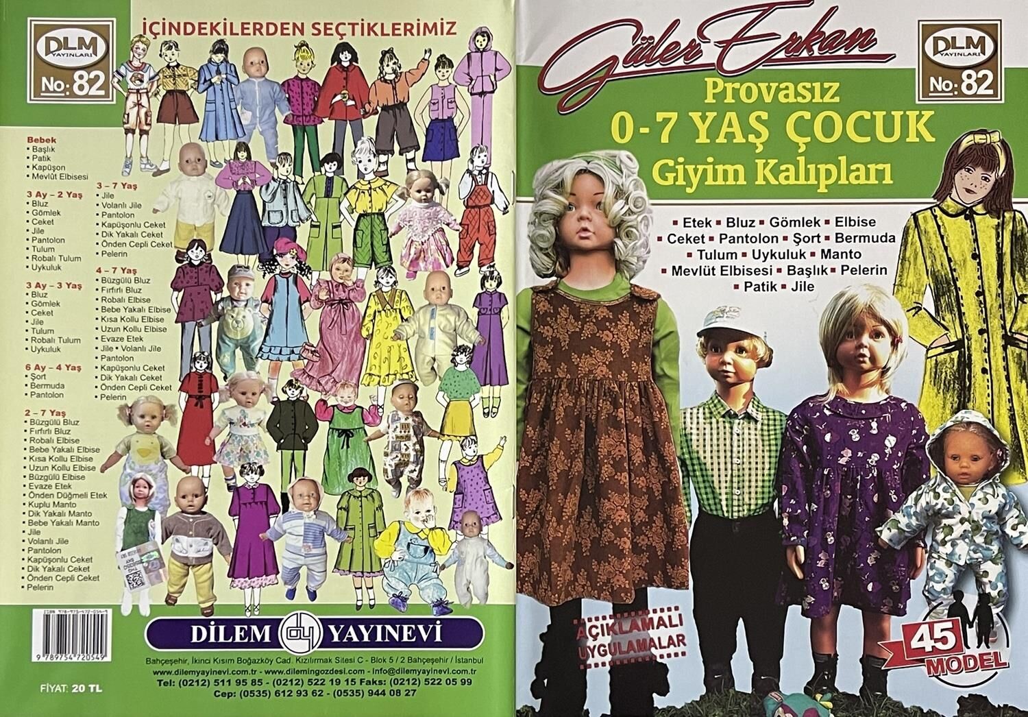 Güler Erkan Provasız Dikiş Kalıpları Dergisi 82