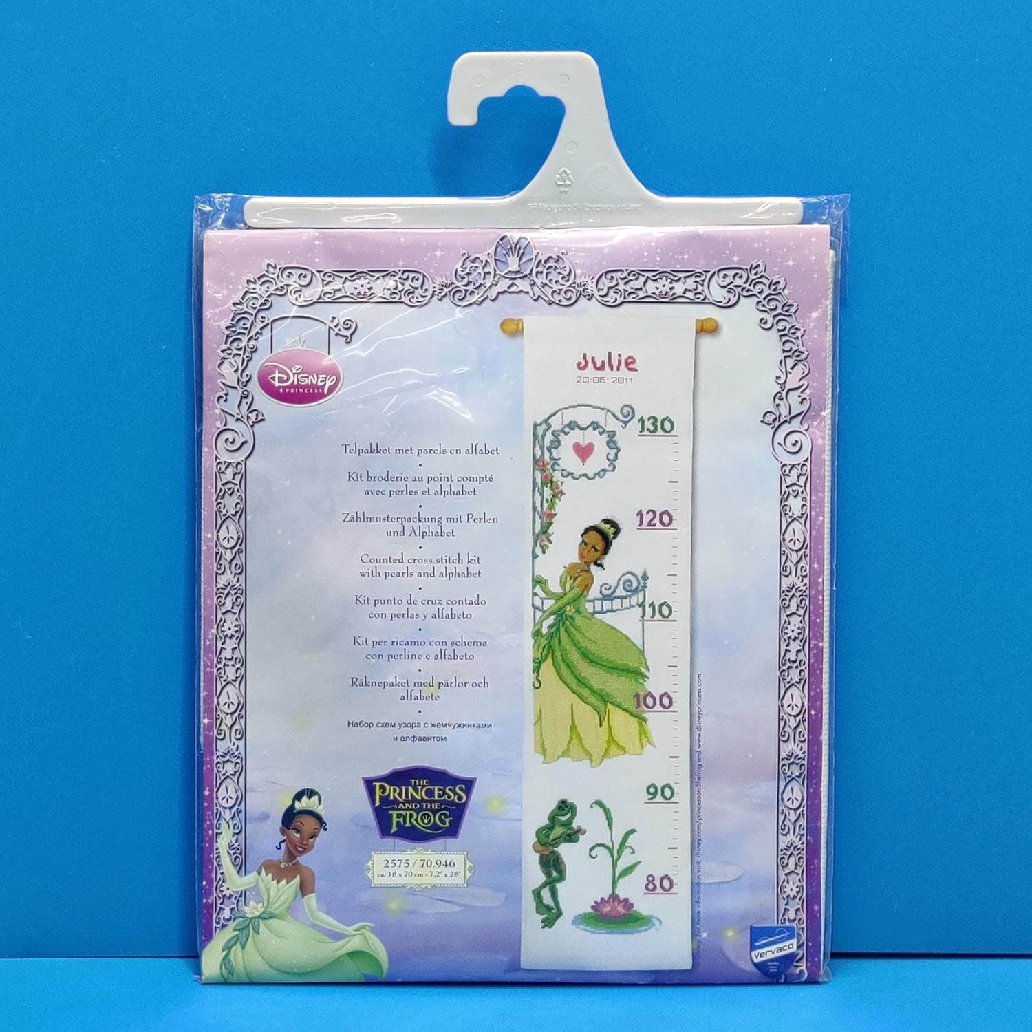 Vervaco 70946 Princess and Frog Boy Cetveli Etamin Kit Pano Tablo