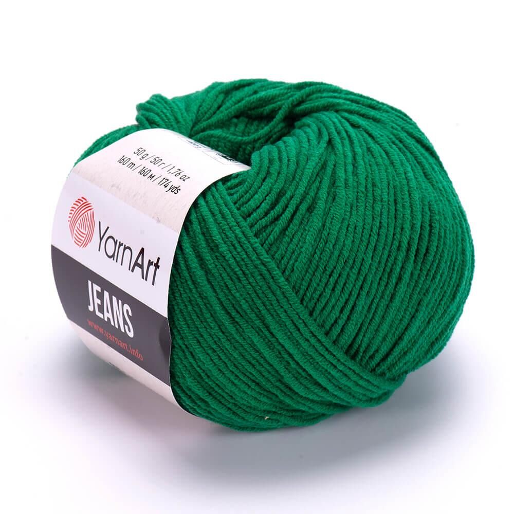 YarnArt Jeans 50gr Pamuk Cotton Amigurumi El Örgü İpi İpliği Yünü 52 Benetton Yeşil