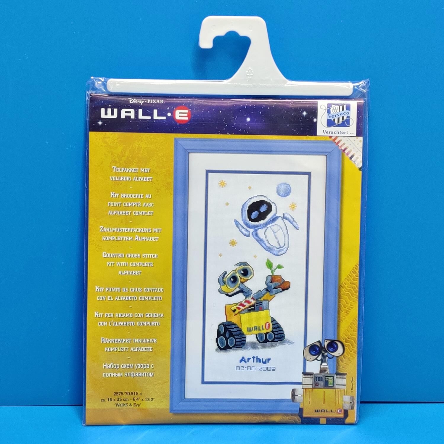 Vervaco 70915 Wall E Etamin Kit Pano Tablo