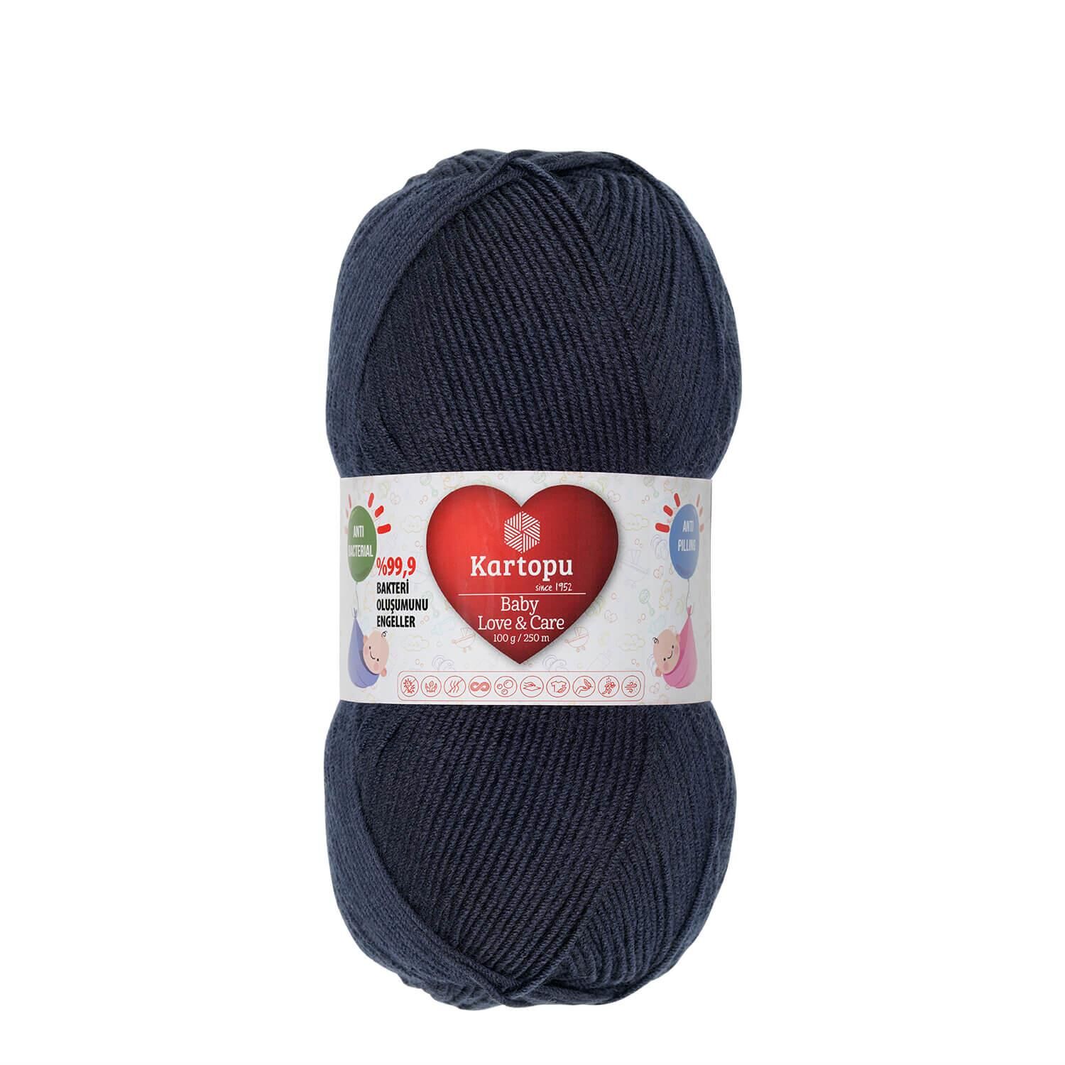 Kartopu Baby Love Care El Örgü İpliği 100 gr K633 Lacivert