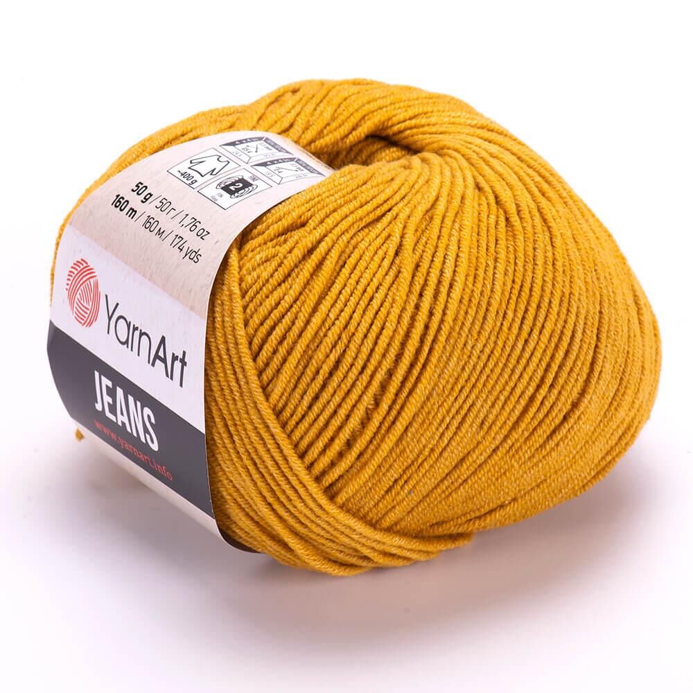 YarnArt Jeans 50gr Pamuk Cotton Amigurumi El Örgü İpi İpliği Yünü 84 Hardal