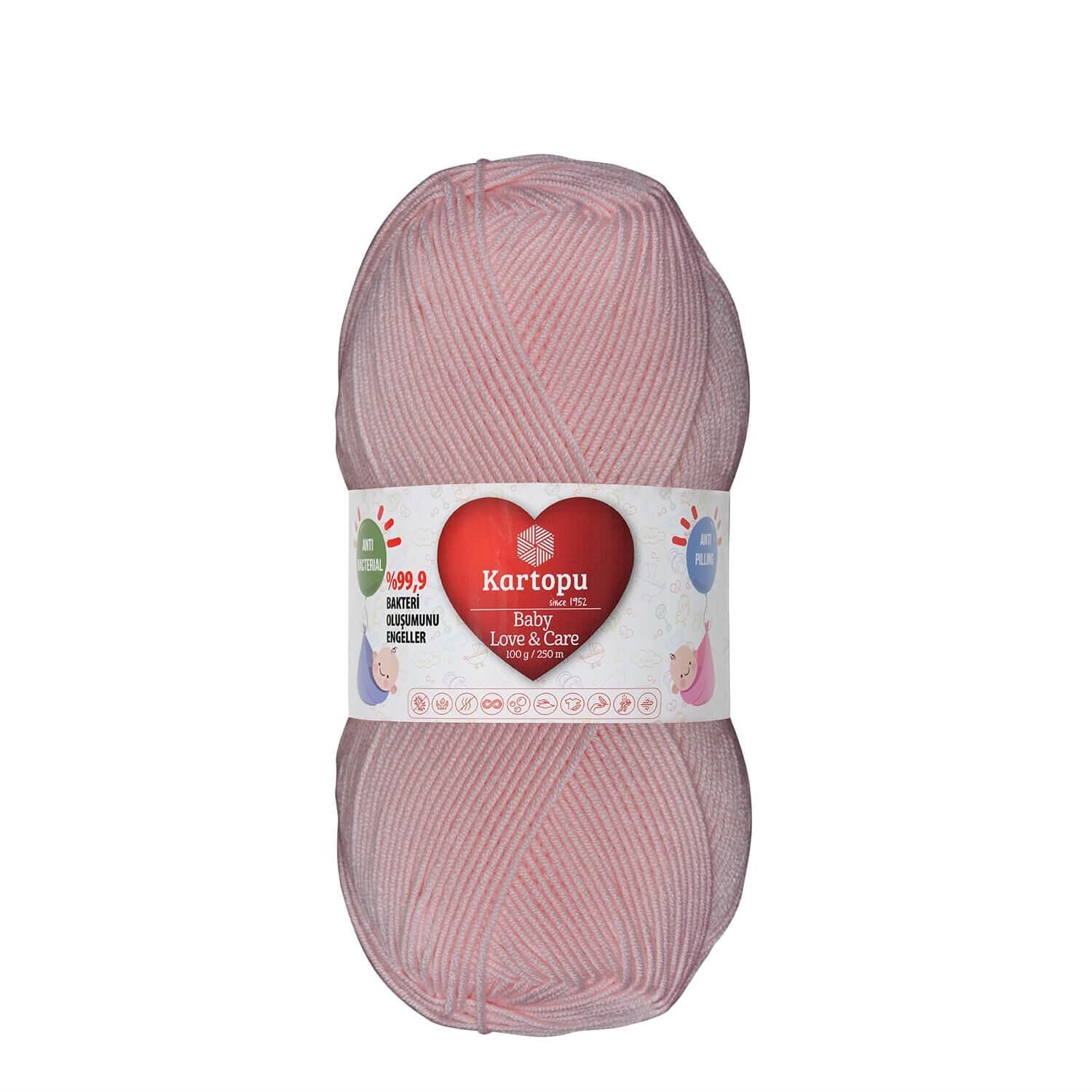 Kartopu Baby Love Care El Örgü İpliği 100 gr K699 Pembemsi Somon