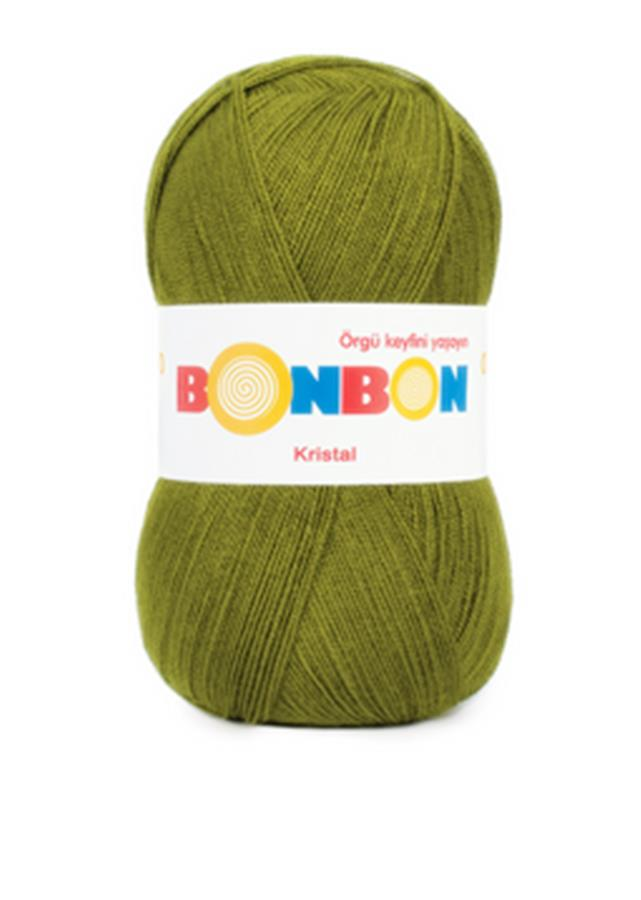 Nako Bonbon Kristal Makine ve Lif Orlonu İpliği 98687 Haki