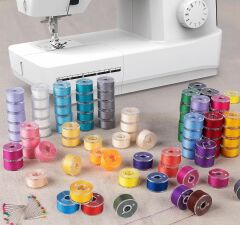 İplikli Plastik Masura Dikiş Makinesi ve Elde Kullanım İçin 1dksi01