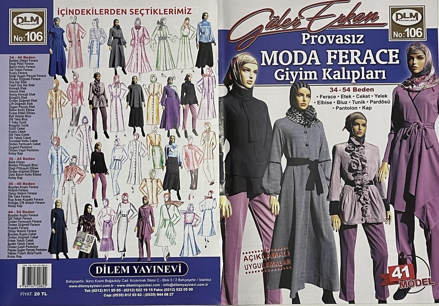 Güler Erkan Provasız Dikiş Kalıpları Dergisi 106