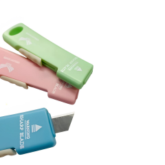 Mini Maket Bıçağı Falçata 9 cm FX689 Mavi