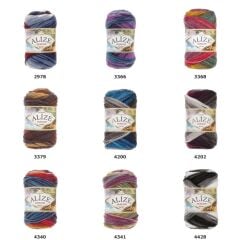 Alize Burcum Batik El Örgü İpliği 100 gr 1892