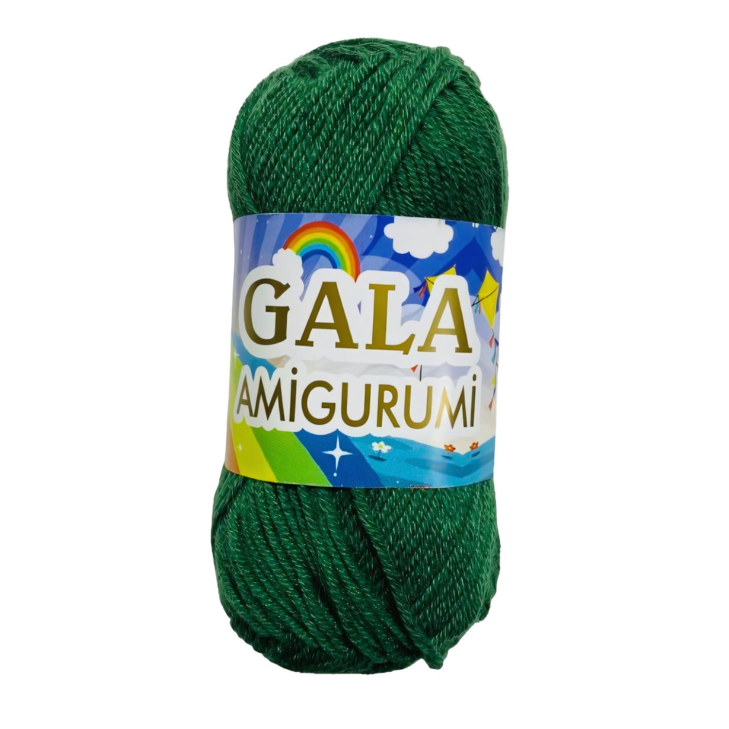 Gala Amigurumi Punch Örgü İpi 25 gr 1002 Nefti Yeşil