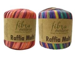 Himalaya Fibra Natura Raffia Multi - Rafya Şapka Çanta Kağıt İp