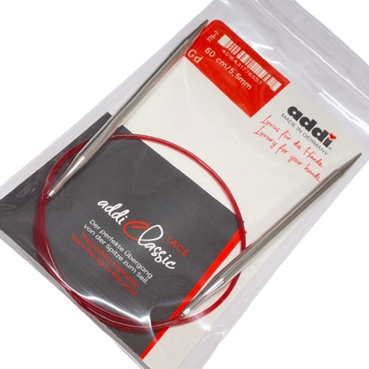 Addi Misinalı Şiş 60cm Çelik 775-7 adm775760 no 5,5 mm