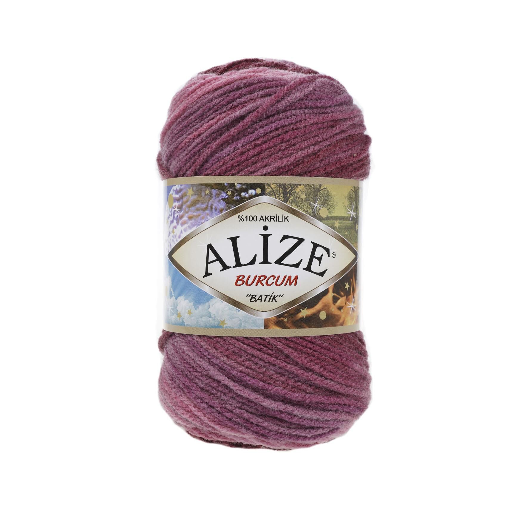 Alize Burcum Batik El Örgü İpliği 100 gr 1895