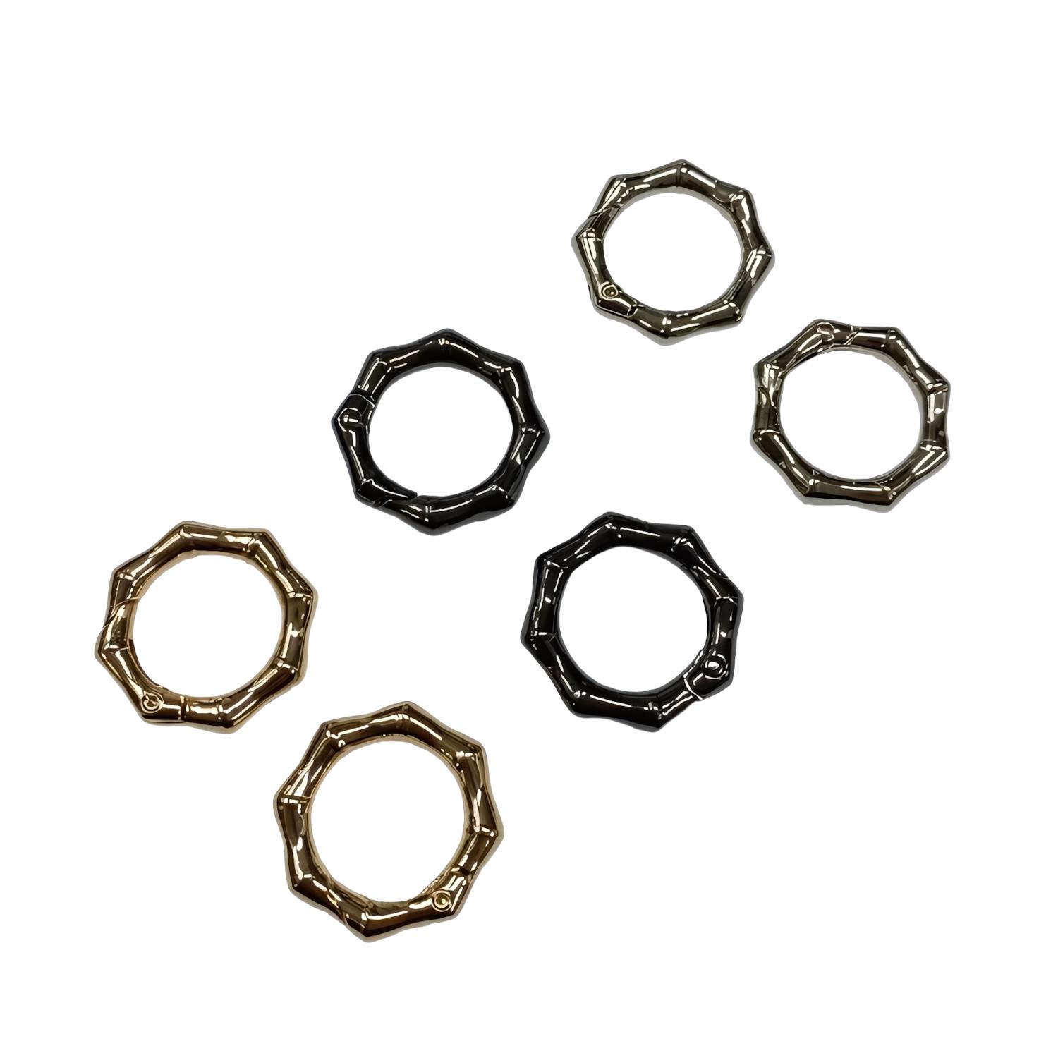 Metal Yaylı Çanta Klipsi 1 Çift 2,5 cm LXS1