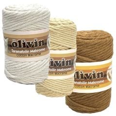 Olivin Taranan Taranabilir Makrome İpi Pamuk Cotton Koton mpt2502
