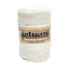 Olivin Taranan Taranabilir Makrome İpi Pamuk Cotton Koton mpt2502