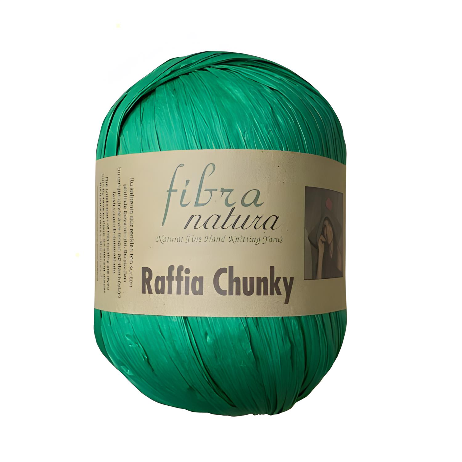 Fibra Natura Raffia Chunky 100 gr 114-40 Yeşil