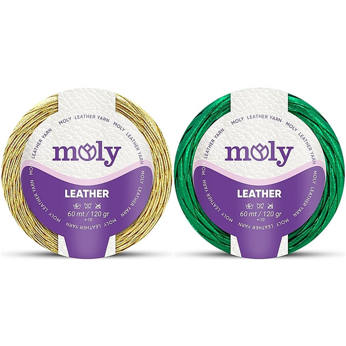 Moly Leather Deri El Örgü İpi 60 mt