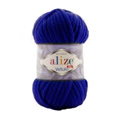 Alize Velluto Kadife El Örgü İpliği 100 gr 360 Lacivert