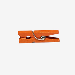 Minik Mandal Ahşap 3cm Sarı - 10 Adet