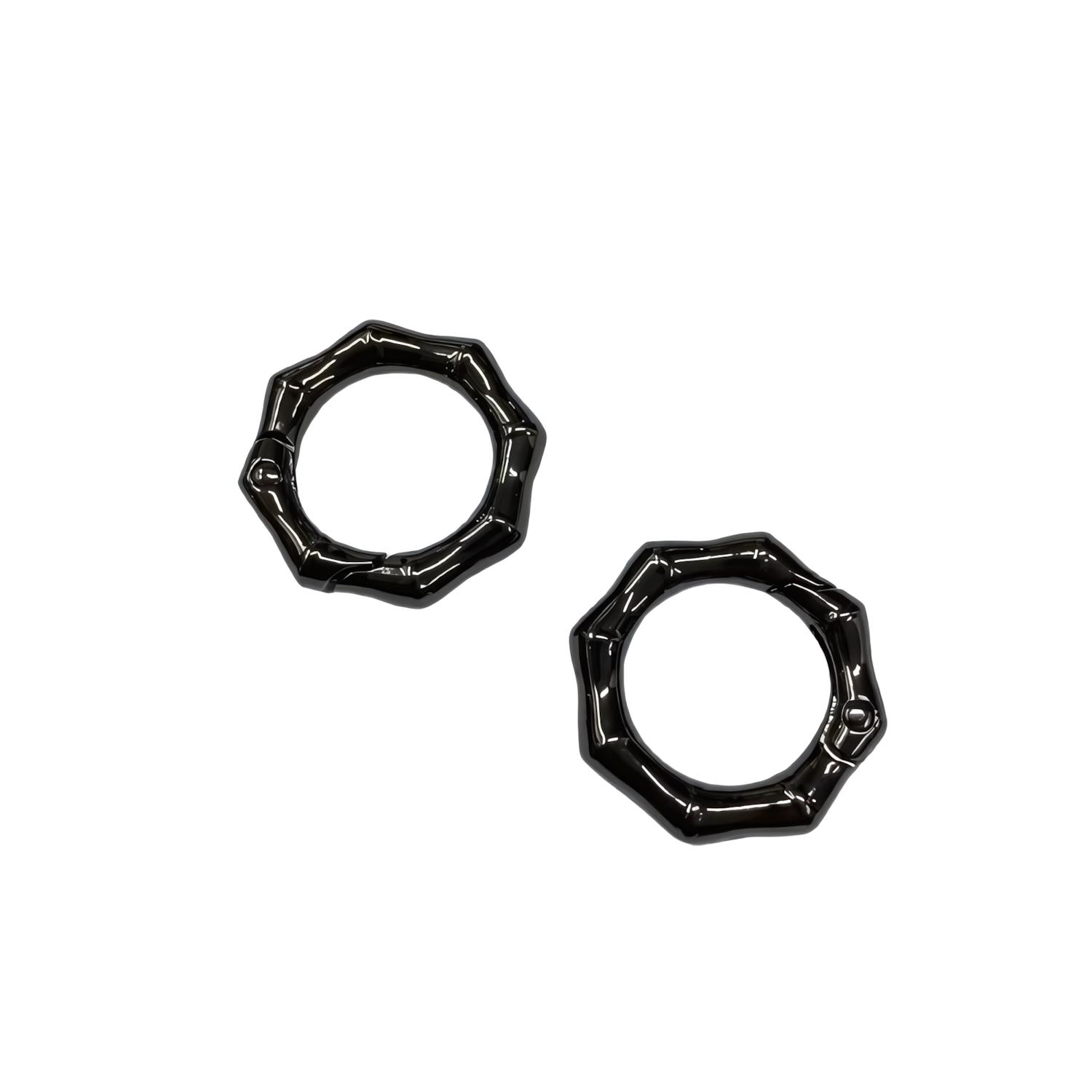 Metal Yaylı Çanta Klipsi 1 Çift 2,5 cm LXS1 Antrasit