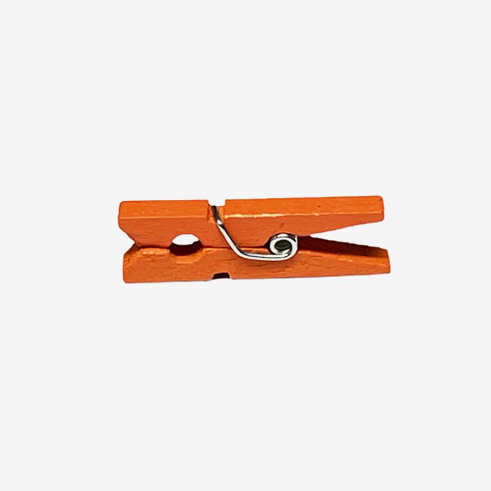 Minik Mandal Ahşap 3cm 10 Adet - Koyu Turuncu