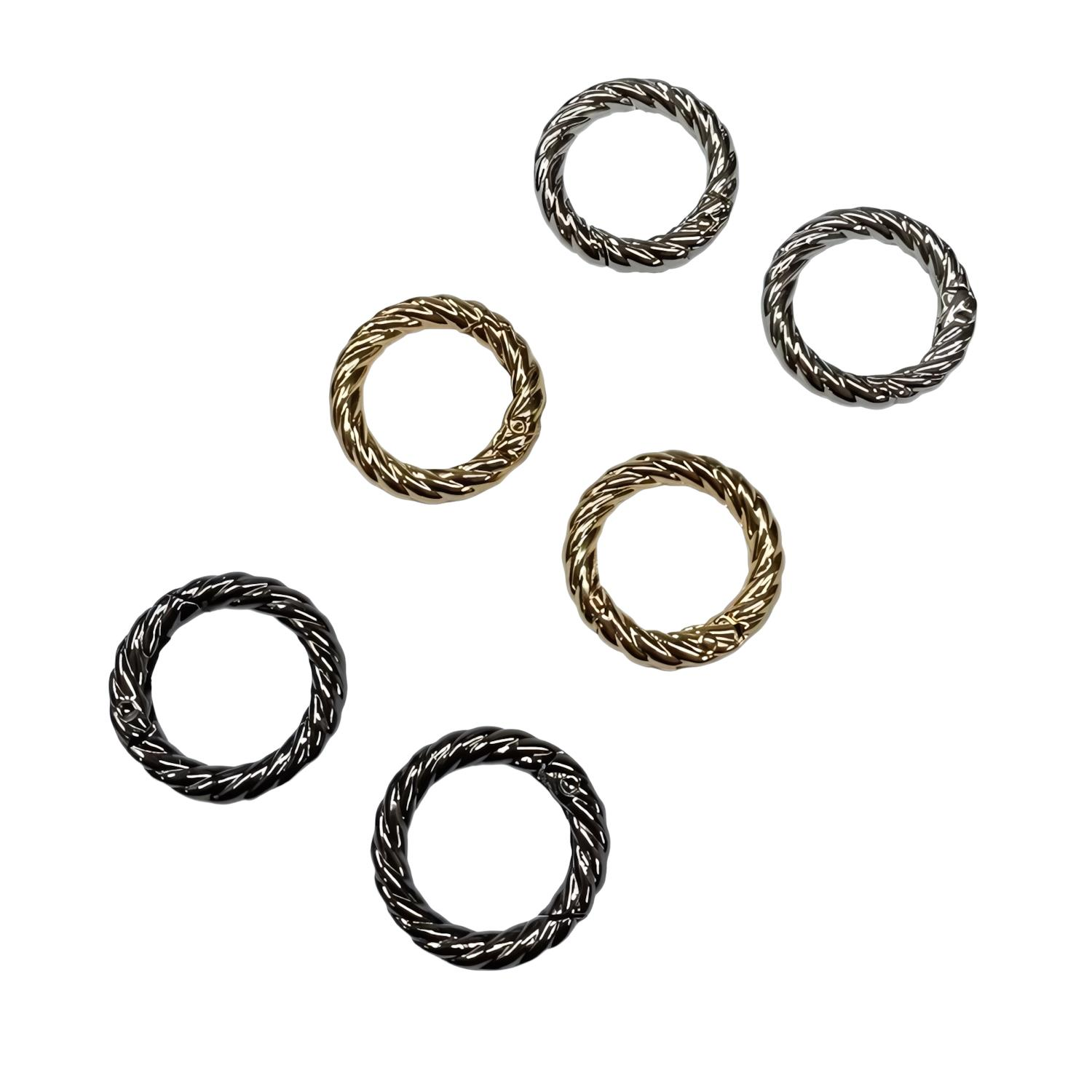 Metal Yaylı Çanta Klipsi 1 Çift 2,5 cm LXS2