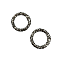 Metal Yaylı Çanta Klipsi 1 Çift 2,5 cm LXS2