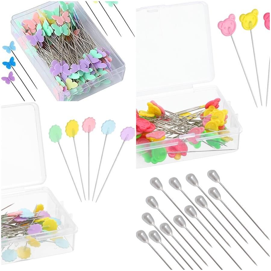 Uzun Toplu İğne Motif Başlı 50 adet 1dksg04