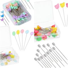 Uzun Toplu İğne Motif Başlı 50 adet 1dksg04