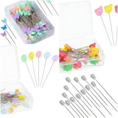 Uzun Toplu İğne Motif Başlı 50 adet 1dksg04