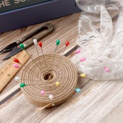 Uzun Toplu İğne Motif Başlı 50 adet 1dksg04