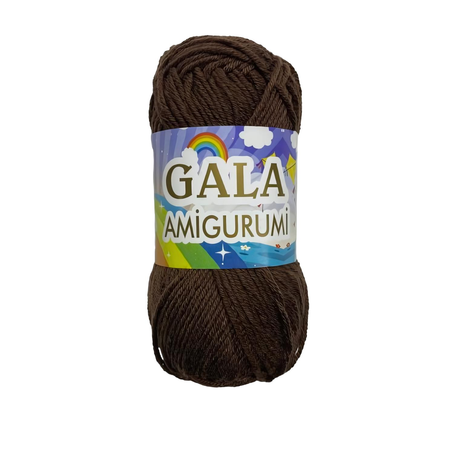 Gala Amigurumi Punch Örgü İpi 25 gr 1013 Acı Kahve