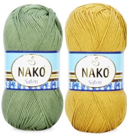 Nako Saten El Örgü İpi 100 Gr