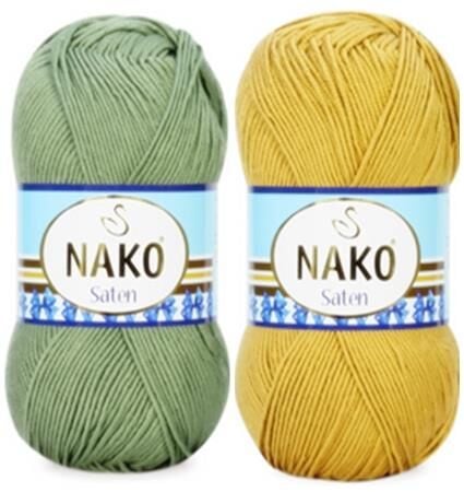 Nako Saten El Örgü İpi 100 Gr
