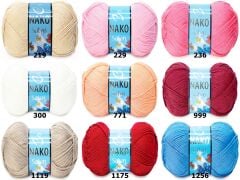 Nako Saten El Örgü İpi 100 Gr