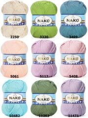 Nako Saten El Örgü İpi 100 Gr 11471 Erguvan