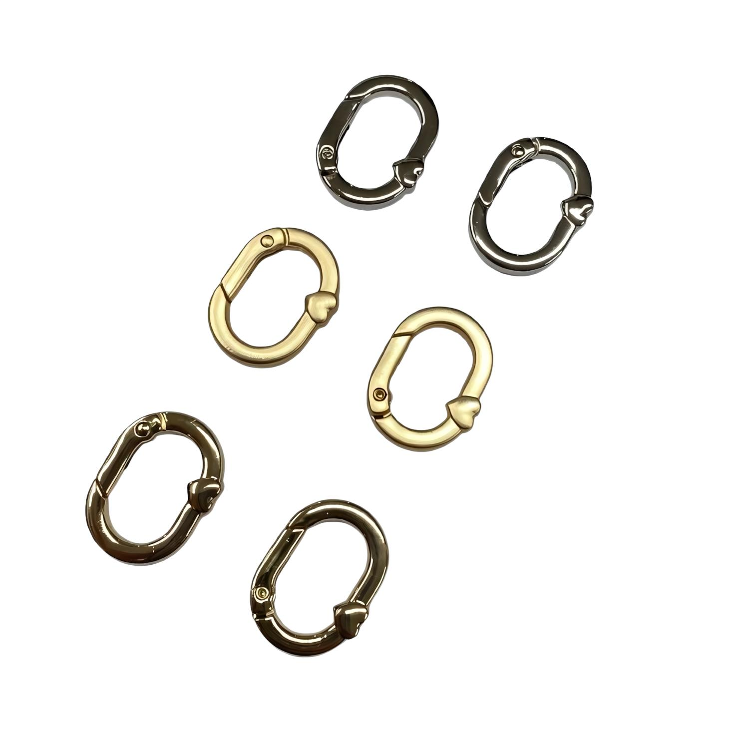 Metal Yaylı Çanta Klipsi 1 Çift 2*2,5 cm LXS4