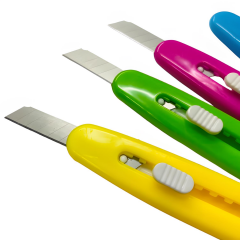 Mini Maket Bıçağı Falçata 9,5 cm FX668 Mavi