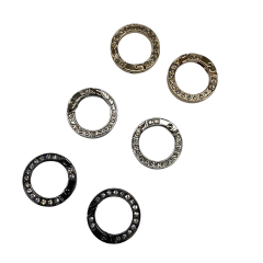 Metal Yaylı Çanta Klipsi 1 Çift 2,5 cm LXS5